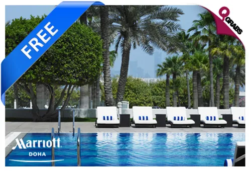 A FREE 2 Night VIP Weekend Stay for 2 People at the Doha Marriott Hotel! Includes Breakfast & Dinner for Two PLUS use of the Pool & Beach! Enter the draw…it’s FREE!!